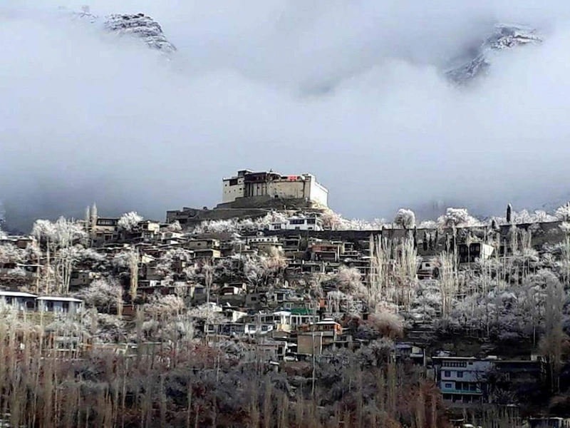 Baltit fort hunza in Blossom in Season