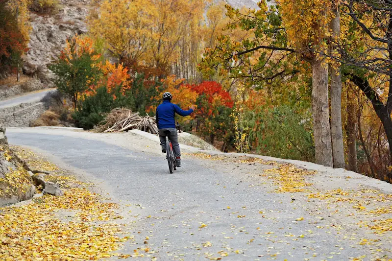 Cycling in Hunza