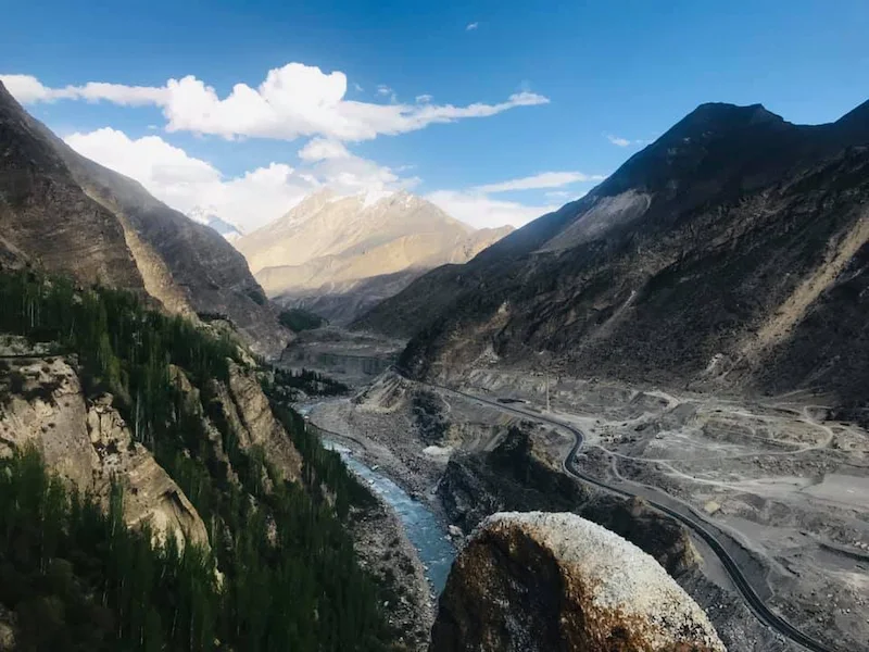 Walk along the Hunza River