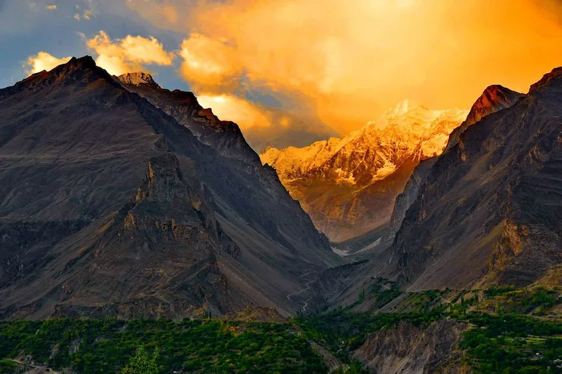 Hunza valley summer views